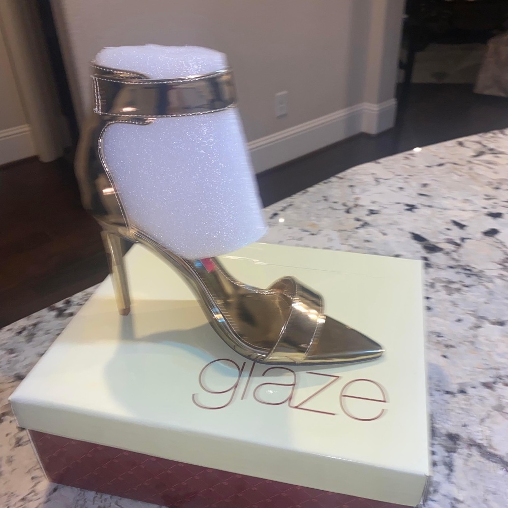 GLAZE GOLD HIGH HEEL